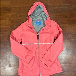 Women's coral Charles river Hooded Jacket